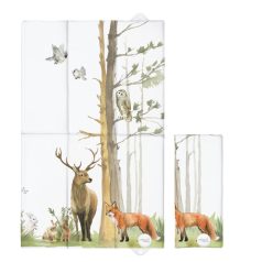 Pelenkázó alátét utazáshoz 50x80 cm - Basic Woodland
