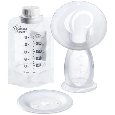Tommee Tippee Made for Me szilikon mellszívó,anyatej tárolóval és sterilizáló zacskóval 