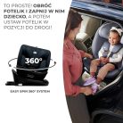 Kinderkraft I-GROW i-Size autósülés 40 -150cm
360°-ban forgatható - Black