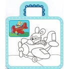 Füles kifestő matricákkal - 2. Repülő 