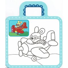 Füles kifestő matricákkal - 2. Repülő 