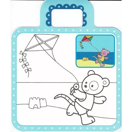 Füles kifestő matricákkal - 2. Repülő 