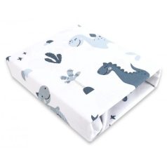 Baby Shop 60*120 cm pamut,gumis lepedő - Dinó 