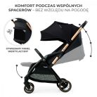 Kinderkraft APINO sport babakocsi 22 kg-ig - Raven Black 