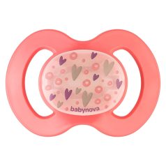   Baby-Nova Anatómiai nyugtató szilikon cumi night 6-18 hó - rózsaszín 