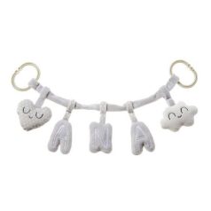 Artesavi  plüss csörgő babakocsira - rózsaszín 