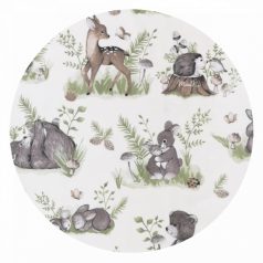 Baby Shop fejvédő kiságyba -  Erdei barátok zöld 