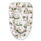 Baby Shop babafészek 55x75 cm - Baba állatok rózsaszín 