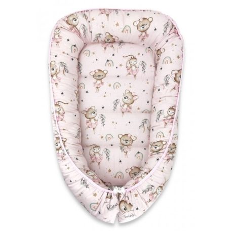 Baby Shop babafészek 55x75 cm - Kis balerina rózsaszín 