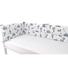 Baby Shop fejvédő kiságyba - kék repülőgép 