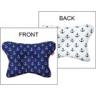Scamp laposfejűség elleni párna - Ancora Blue White
