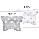 Scamp laposfejűség elleni párna - Grey White Round Stars