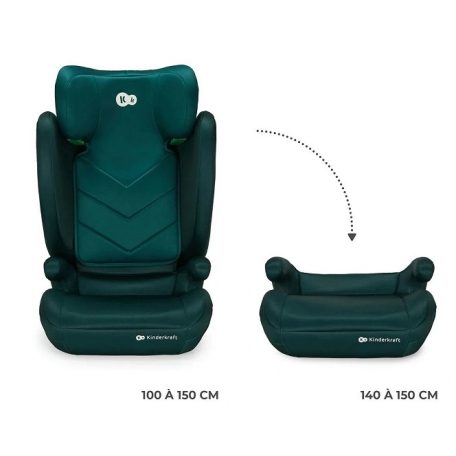 Kinderkraft  I-Spark i-size gyerekülés 100-150 cm  - Green