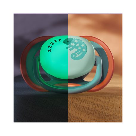 Philips AVENT SCF376/28 Játszócumi Ultra air éjszakai 6-18hó fiús 2db