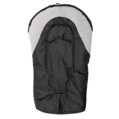   Polár bundazsák hordozóba, autósülésbe 75x36 cm - fekete/szürke