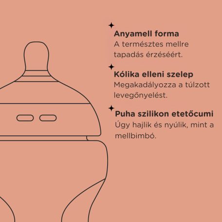 Tommee Tippee Natural Start 2*260ml cumisüveg 0+ - kék (béka&kacsa mintával)