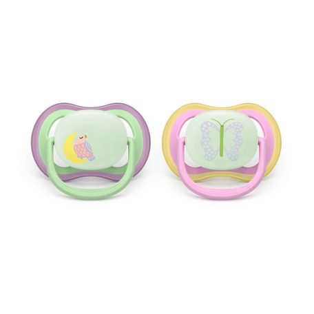 Philips AVENT SCF376/29 Ultra air éjszakai Játszócumi 6-18hó lányos 2db