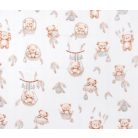 Flanel mintás pelenka 60x80 cm - Lámpás maci