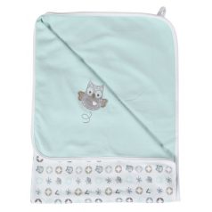   BÉBÉ-JOU multifunkcionális kétoldalas baba pléd - Owl Family