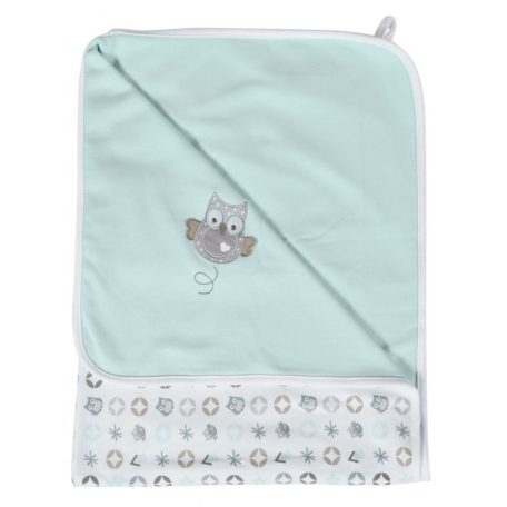 BÉBÉ-JOU multifunkcionális kétoldalas baba pléd - Owl Family