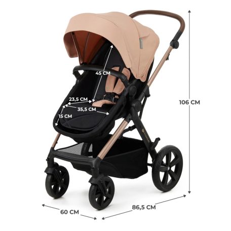 Kinderkraft Moov 2 multifunkciós babakocsi - Sand Beige