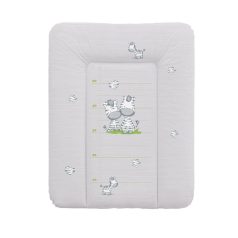 Ceba Baby puha pelenkázó lap 50*70 cm - Zebra grey