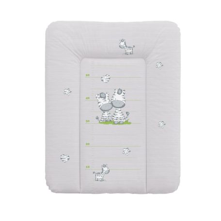 Ceba Baby puha pelenkázó lap 50*70 cm - Zebra grey