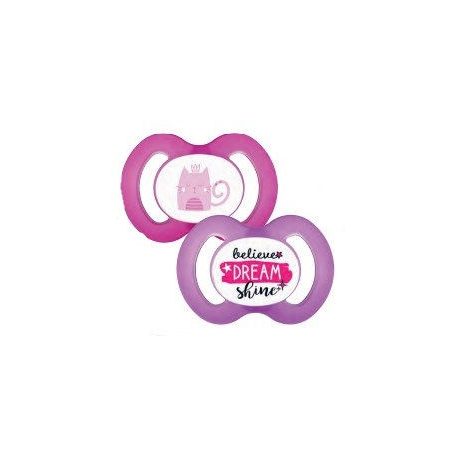 Baby-Nova nyugtató szilikon cumi szimmetrikus 18+hó 2db/csom. - DREAM