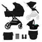 Kinderkraft YOXI  3in1 multifunkciós babakocsi - Pure Black