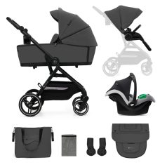   Kinderkraft YOXI  3in1 multifunkciós babakocsi - Moonlight Grey