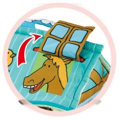 Cangaroo Happy Farm játszószőnyeg - neutral 