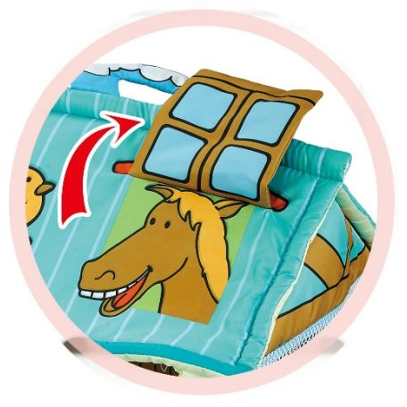 Cangaroo Happy Farm játszószőnyeg - neutral 