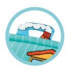 Cangaroo Happy Farm játszószőnyeg - neutral 