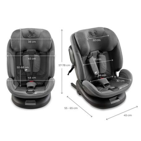 Kinderkraft Xpedition 3 i-size 40-150 cm gyermekülés - Szürke 