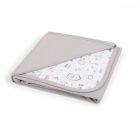Ceba Baby pamut babapléd 90X100 cm - Light grey + Bird World