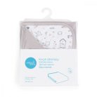 Ceba Baby pamut babapléd 90X100 cm - Light grey + Bird World