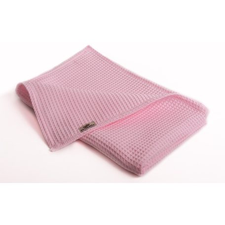 Waffle babatakaró 100x140 cm - Rózsaszín