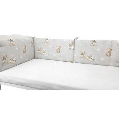 Baby Shop fejvédő kiságyba - Jó Éjszakát szürke