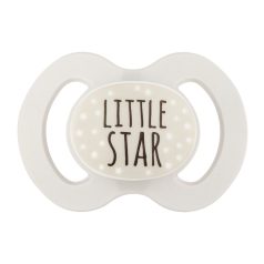   Baby-Nova nyugtató szilikon cumi szimmetrikus 0-6 hó 2 db - szürke 