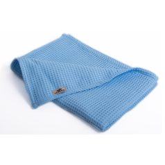Waffle babatakaró 100x140 cm - Kék