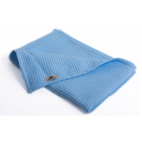 Waffle babatakaró 100x140 cm - Kék