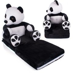 Állatfigurás gyermekfotel , kihajtható - Panda