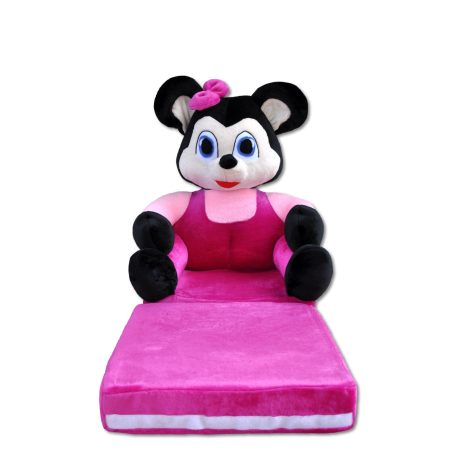 Állatfigurás gyermekfotel , kihajtható - Minnie 