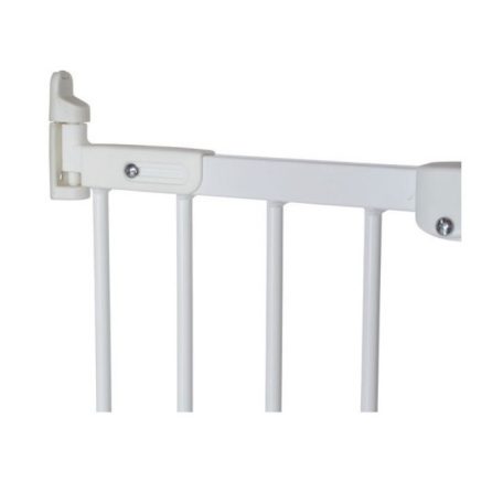 Babydan Flexi Fit fehér fém biztonsági ajtórács 67-105,5 cm, csavaros