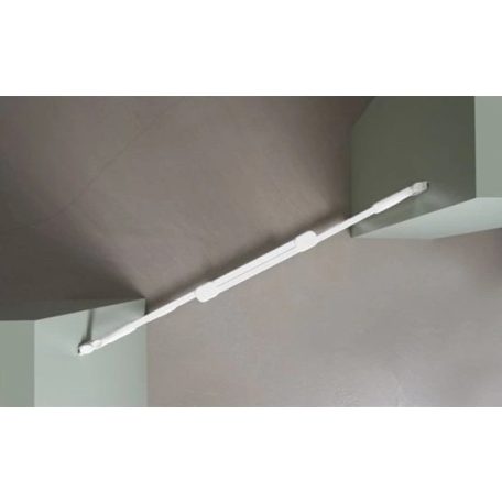 Babydan Flexi Fit fehér fém biztonsági ajtórács 67-105,5 cm, csavaros