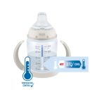 NUK First Choice tanulópohár 150ml Temperature Control 6-18 hó - piros