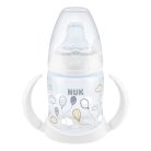 NUK First Choice tanulópohár 150ml Temperature Control 6-18 hó - fehér
