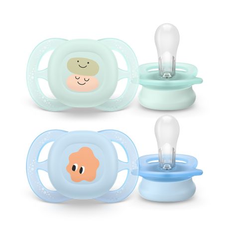 Philips AVENT Játszócumi ultra start mintás 0-2hó fiús 2 db