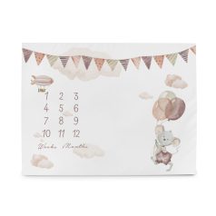   Ceba Baby Milestone mérföldkő alátét fotózáshoz 92x72 cm - Basic Mouse