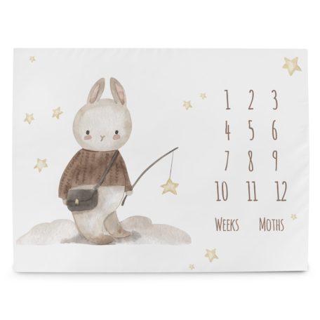 Ceba Baby Milestone mérföldkő alátét fotózáshoz 92x72 cm - Basic Dreamer